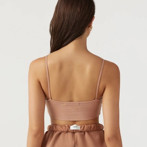 Joah Brown Square Neck Tank Bra - Picture 2 of 4